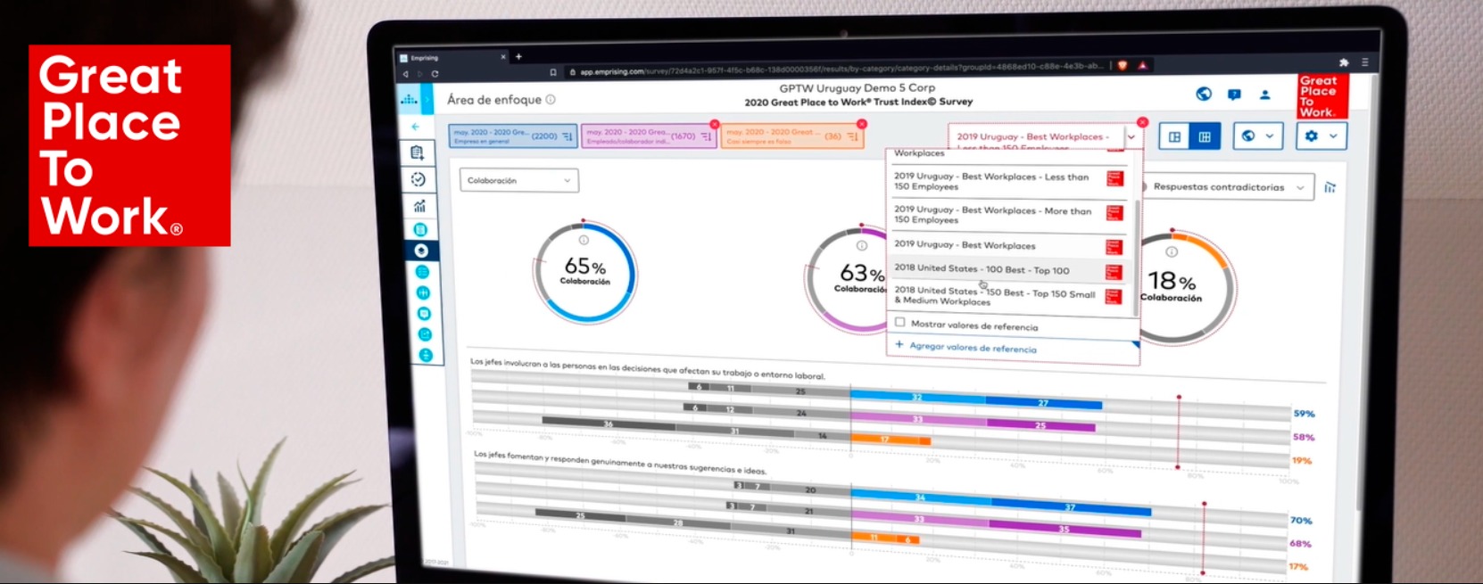 ¿Cómo se gestiona la confidencialidad en las encuestas de Great Place To Work?